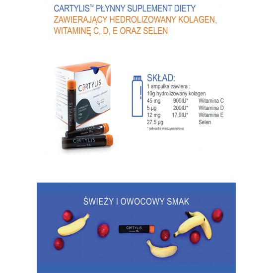 CARTYLIS Płynny supplement diety dla wzmocnienia stawów